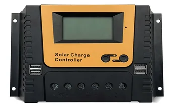 Bateria de lítio Painel Solar Regulador com Display iluminado de Temperatura