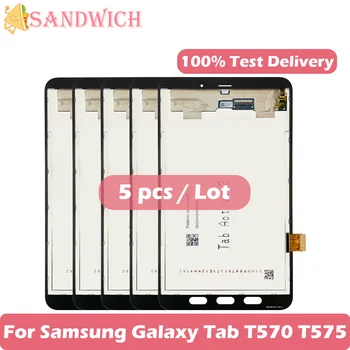 5Pcs/Lotes Para Samsung Galaxy Tab Active3 Ativo 3 3ª Geração 2020 T570 T575 Tela LCD Touch screen Digitalizador Assembly Parte de Reparo