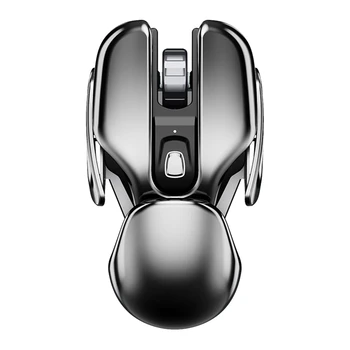 2.4 G Recarregável Mouse sem Fio 1600DPI Rato 6 Botões Para PC Computador Portátil de Jogos Office Home Impermeável Mouse