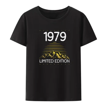 Limitada de Aniversário de Montanha Impresso T-shirt Engraçada Tee Criativo Respirável Solta Presente Popular Roupa Legal Mesmo Estilo