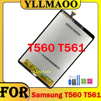 Testado Para Samsung Galaxy Tab E 9.6 T560 T561 T560NU Tela LCD Touch screen Digitador Matriz Painel Tablet Completo de Peças de Montagem