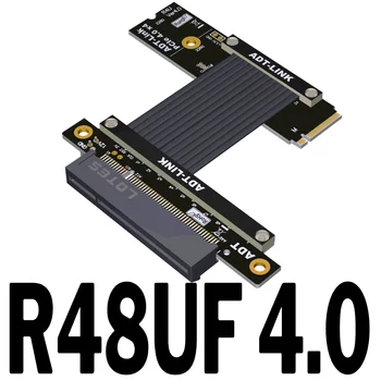 M. 2 NVMe SSD PCIe 4.0 x8 Cabo de Extensão para LAN RAID de SSD, Placa GPU 64G/bps